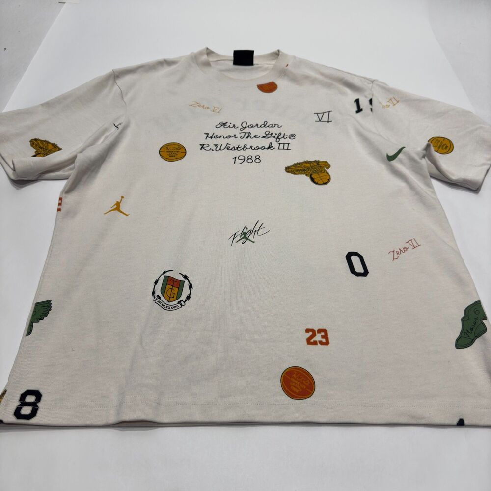 Jordan x Honor the Gift Tee Size Large